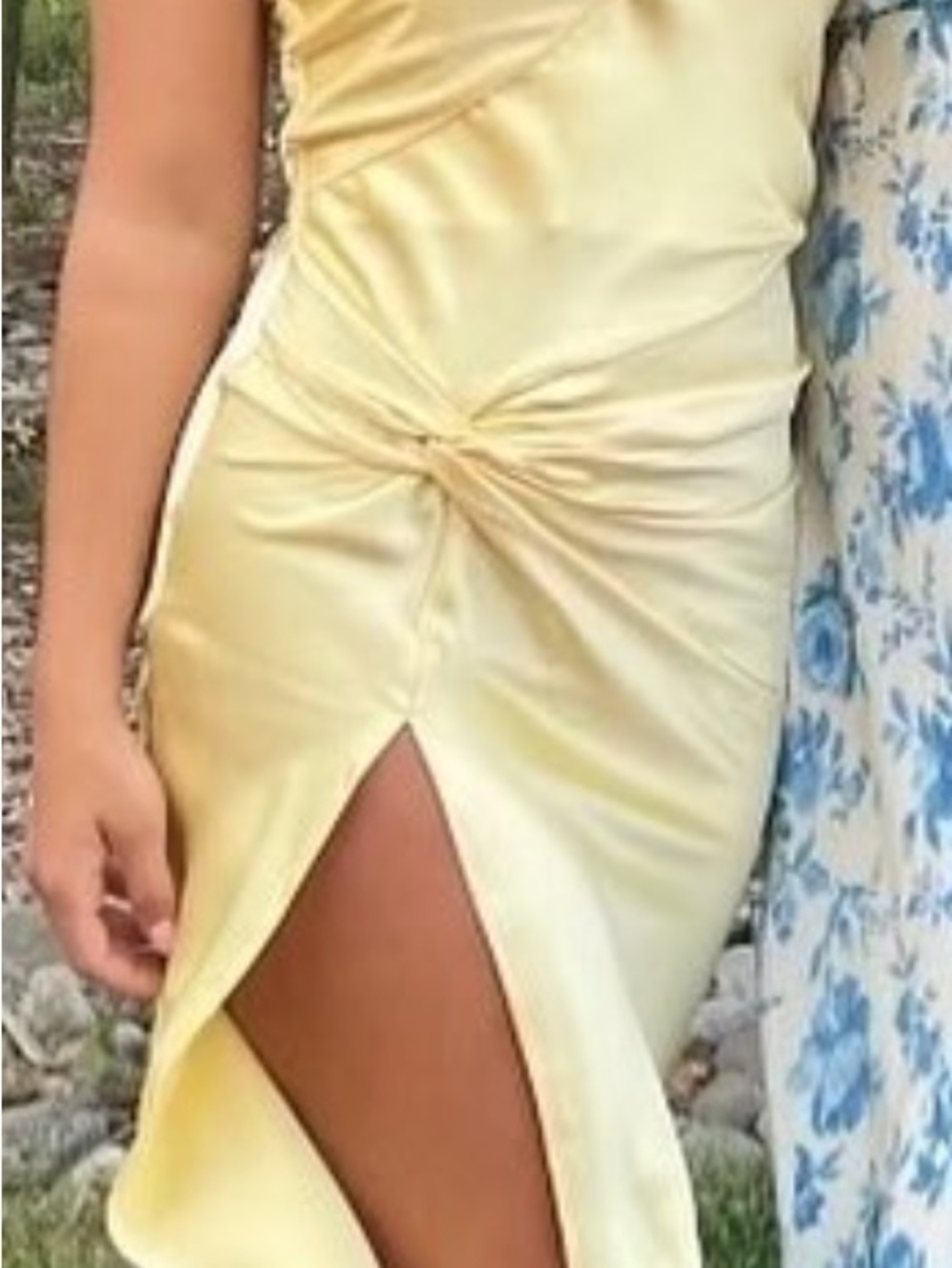 Forever 21 Yellow Halter Maxi Yellow